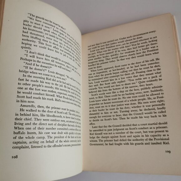 1961 The Man Who Had to Hang Louis Riel Book EX-LIBRARY Canadian History Metis - Picture 6 of 10